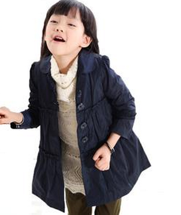 樂歪歪圓領女裝風衣外套