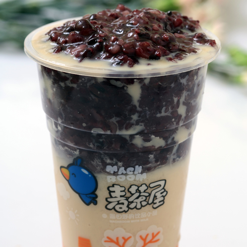 麥茶屋奶茶店產品-血糯米奶茶
