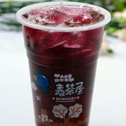 麥茶屋奶茶店產品-藍莓汁