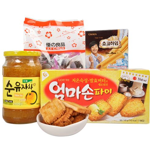 優壹家進口食品店產品-韓式零食套裝