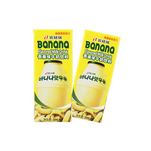 優壹家進口食品店產品-香蕉味牛奶飲料
