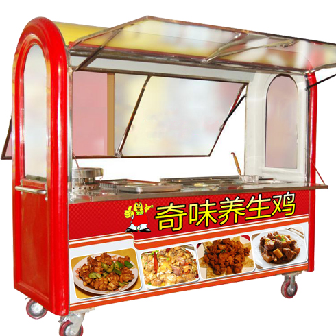 奇味養生雞小吃車產品-奇味養生雞移動小吃車