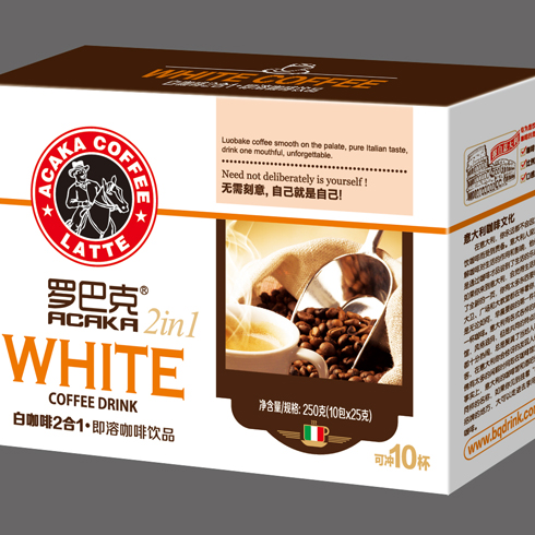 貝奇飲料產品-終端二合一白咖啡