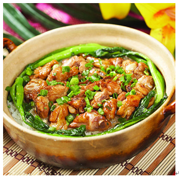 茶粉故事小吃店產品-黃燜雞