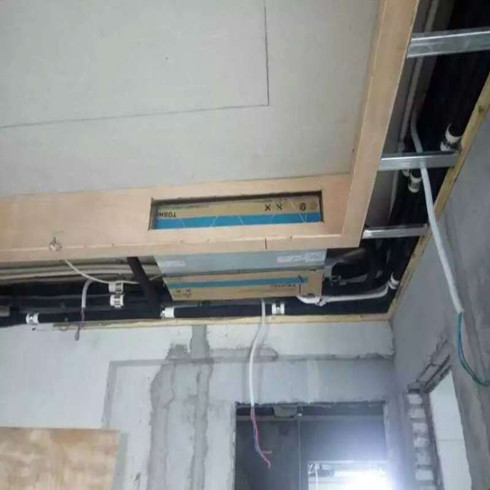 空調安裝現場