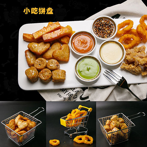 骨貨仔炸排骨-經典新式小吃套餐