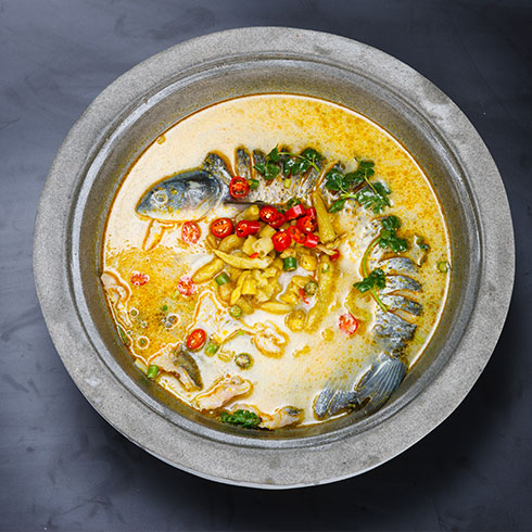 壹鍋蒸能量蒸汽石鍋魚-鮮嫩營養魚湯