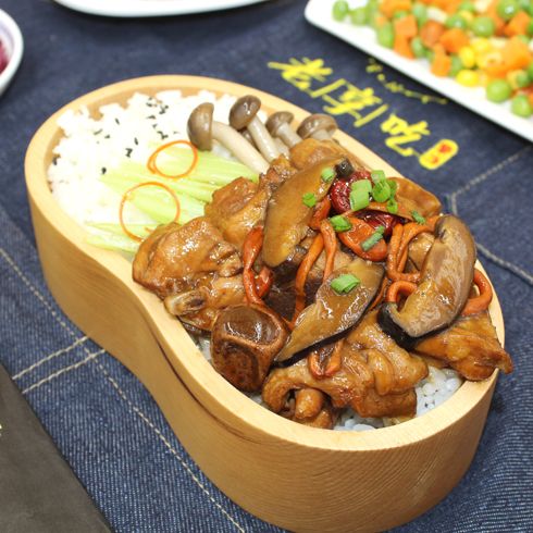老享吃便當-香菇燜雞便當