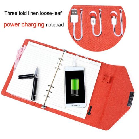 AI創意禮品-電源充電記事本