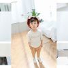 小鹿親親童裝-圓領條紋衛衣